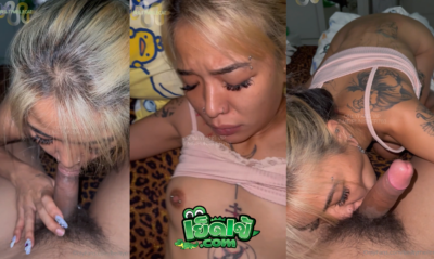 คลิปหลุด onlyfans Beiltymeilecat น้องเบลล์ สาวสักลาย หุ่นบาง ขี้เงี่ยน นอนดูดควยให้ ก่อนจับกระแทกเน้นๆ ซอยรัวๆ ร้องครางร่านจัด ขี้เงี่ยนชิบหาย